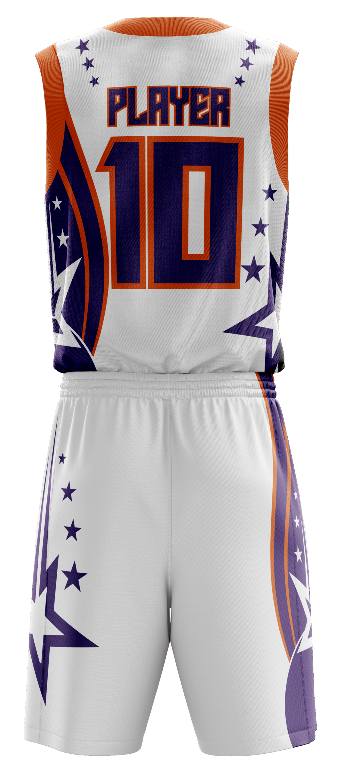 White Star Basketball Uniform - Image 2