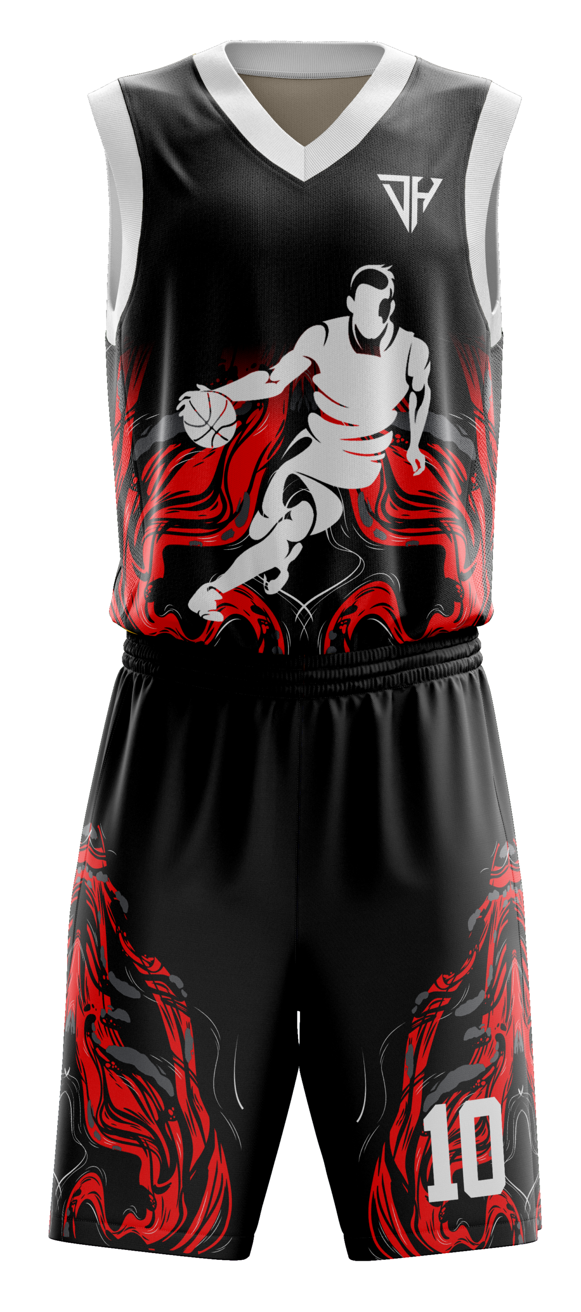Graphic Player Basketball Uniform - Image 3