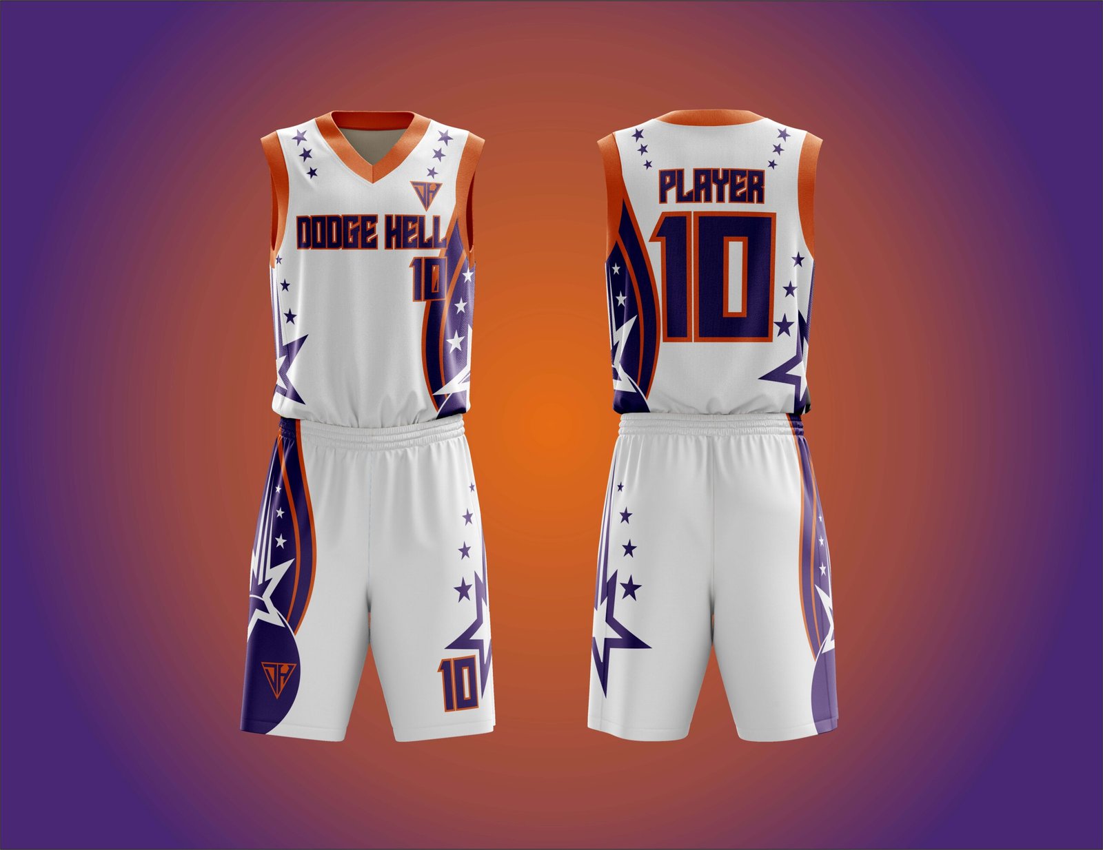 White Star Basketball Uniform